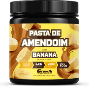 PASTA DE AMENDOIM SABOR BANANA 500G